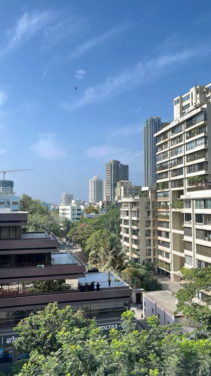 Residential apartment buildings in Andheri, Mumbai