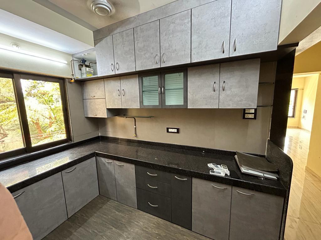 Modular kitchen interior in a Mumbai apartment